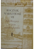 Rocznik warszawski VII. Rola Warszawy w życiu narodu i państwa