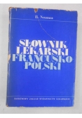 Słownik lekarski francusko-polski