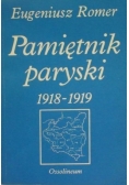 Pamiętnik paryski 1918-1919