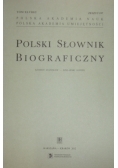 Polski Słownik Biograficzny zeszyt 197, Tom XLVIII/2