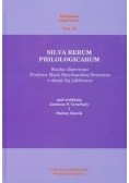 Silva rerum philologicarum