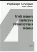 Istota rozwoju i kulturowe uwarunkowania rozwoju