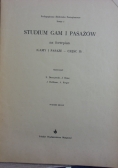 Studium Gam i Pasażów