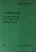 Deszczownie projektowanie, wykonawstwo, eksploatacja