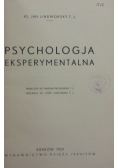Psychologja eksperymentalna, 1933 r.