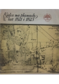 Kielce na planach z lat 1821 i 1823
