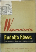Wspomnienia Rudolfa Hossa komendanta obozu oświęcimskiego