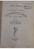 Sprawy firmy Dombey i Syn: hurt, detal, export, t. I