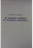 Od rządów Ludowych do przewrotu Majowego