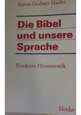 Die Bibel und unsere Sprache