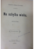 Na schyłku wieku, 1895 r.