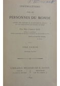 Instructions pour les personnes du Monde, 1894 r.