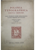Polonia Typographica Saeculi Sedecimi IV zeszyt