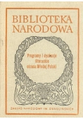Programy i dyskusje literackie okresu Młodej Polski, BN