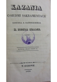 Kazania o siedmi sakramentach, 1836 r.