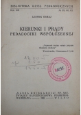 Kierunki i prądy pedagogiki współczesnej 1938 r.