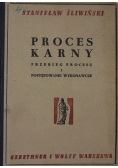 Proces karny. Przebieg procesu i postępowanie wykonawcze,  1948 r.