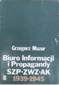Biuro Informacji i Propagandy SZP ZWZ AK 1939 1945