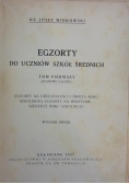 Egzorty do uczniów szkół średnich, tom 1, 1927 r.