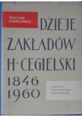 Dzieje Zakładów H Cegielski 1846 1960