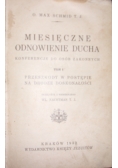 Miesięczne odnowienie ducha, tom I, 1932 r.