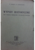 Wypisy historyczne do nauki dziejów starożytnych, 1928 r.