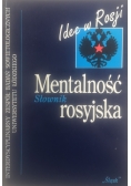Mentalność rosyjska Słownik