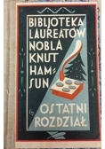 Ostatni rozdział, 1927 r.