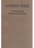 Lukrecjusz O naturze wszechrzeczy