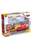Puzzle Supermaxi 2x12 Auta