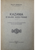 Kazania o Najśw Marji Pannie 1924 r