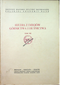 Studia z dziejów górnictwa i hutnictwa tom VII