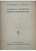 Elementy rachunku prawdopodobieństwa