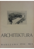 Architektura Warszawa 1954 Nr.9
