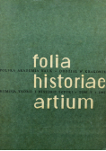 Folia historiae artium