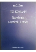 Twierdzenia o istnieniu i istocie
