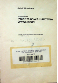 Podstawy Przechowalnictwa Żywności