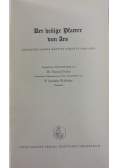 Der heilige Pfarrer von Ars