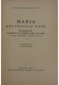 Maria Arcydzieło Boże ,1932r.