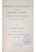 Compendium Chronologicum Provinciae Saxoniae S. Crucis Ordinis Fratrum Minorum , 1873 r.