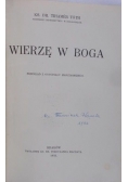 Wierzę w Boga, 1933r.
