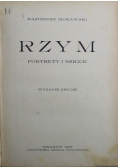 Rzym Portrety i Szkice 1924 r