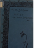 Wstęp do pisma świętego, tom 1, 1903 r.