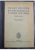 Próby reform włościańskich w Polsce XVIII wieku