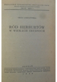 Ród Herburtów w wiekach średnich 1948 r