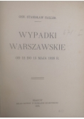 Wypadki Warszawskie, 1926 r.