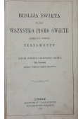 Biblija Święta to jest Wszystko Pismo Święte Starego i Nowego Testamentu,1920 r.