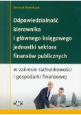 Odpowiedzialność kierownika i głównego księgowego