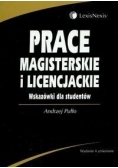Prace magisterskie i licencjackie. Wskazówki dla studentów