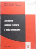 Archiwum historii filozofii i myśli społecznej